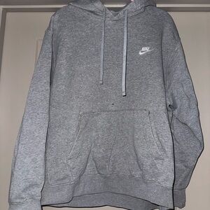Nike Men's Heather Gray Hoodie